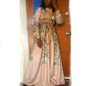 Me wearing a Anna Hariri dress